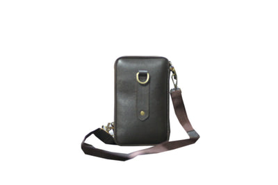 Small Crossbody Leather Cellphone Purse for Women