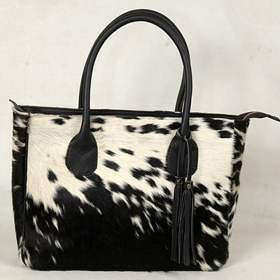 Cowhide Shoulder Leather Tote Bag